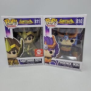 Funko POP! Animation Saint Seiya Sagittarius Seiya AE Exclusive + Phoenix Ikki